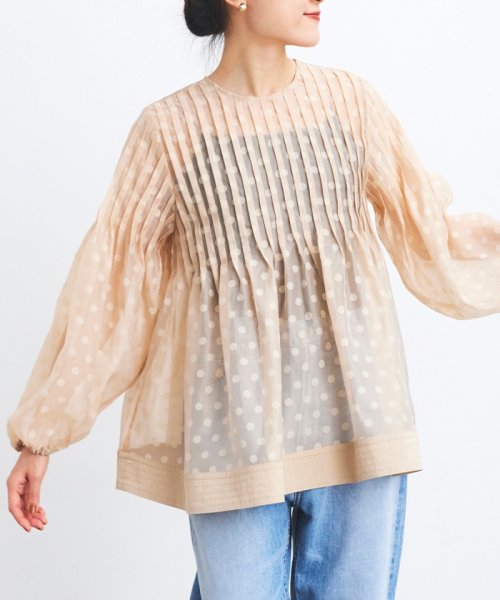 TORRAZZO DONNA 別注 ドット2WAYブラウス TORRAZZO DONNA