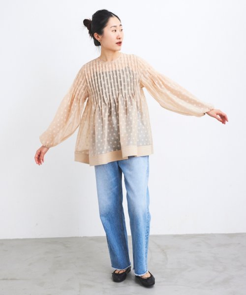 TORRAZZO DONNA 別注 ドット2WAYブラウス TORRAZZO DONNA