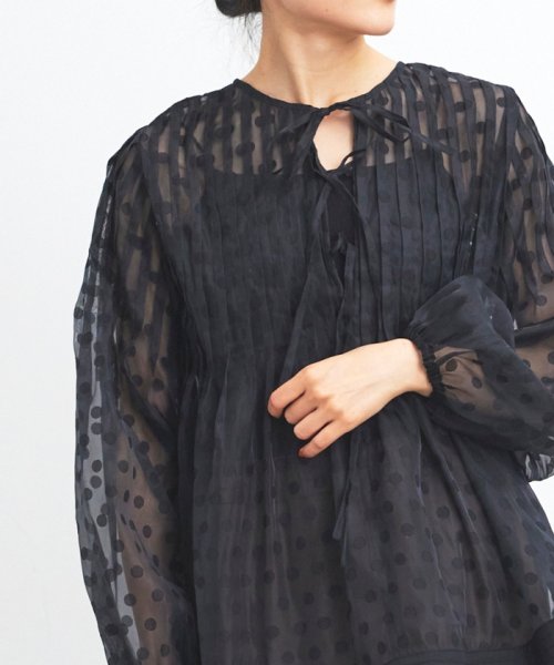TORRAZZO DONNA 別注 ドット2WAYブラウス TORRAZZO DONNA