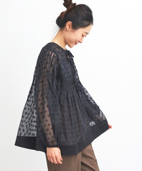 TORRAZZO DONNA 別注 ドット2WAYブラウス TORRAZZO DONNA