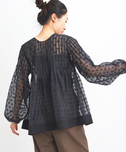 TORRAZZO DONNA 別注 ドット2WAYブラウス TORRAZZO DONNA