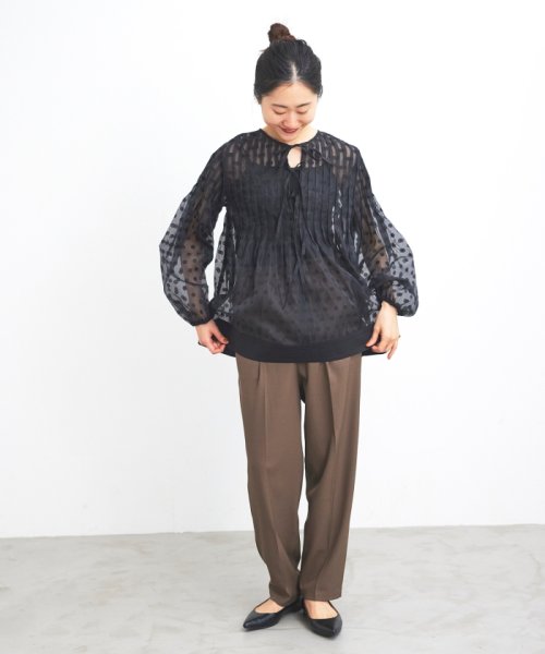 TORRAZZO DONNA 別注 ドット2WAYブラウス TORRAZZO DONNA