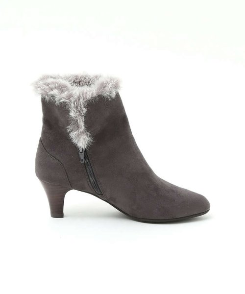 【スノーソール/2WAY】折り返しボアヒールブーツ 