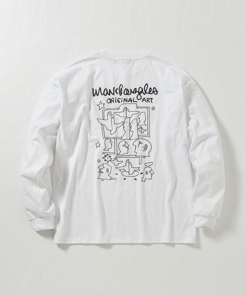 Mark Gonzales(Mark Gonzales)/MARK GONZALES ARTWORK COLLECTION(マーク ゴンザレス)バックプリントロングTシャツ/5type/4colors/img53