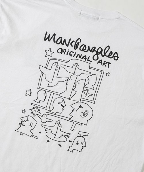 Mark Gonzales(Mark Gonzales)/MARK GONZALES ARTWORK COLLECTION(マーク ゴンザレス)バックプリントロングTシャツ/5type/4colors/img54