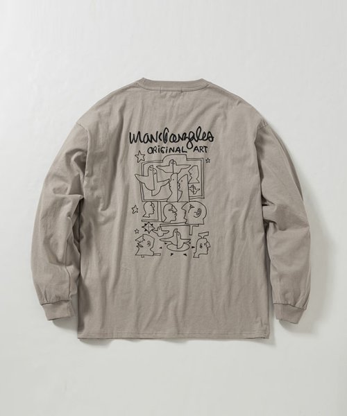 Mark Gonzales(Mark Gonzales)/MARK GONZALES ARTWORK COLLECTION(マーク ゴンザレス)バックプリントロングTシャツ/5type/4colors/img59