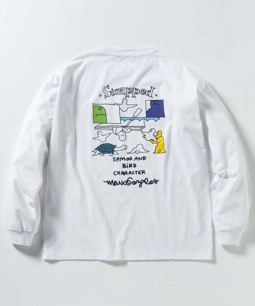 Mark Gonzales(Mark Gonzales)/MARK GONZALES ARTWORK COLLECTION(マーク ゴンザレス)バックプリントロングTシャツ/5type/4colors/img77