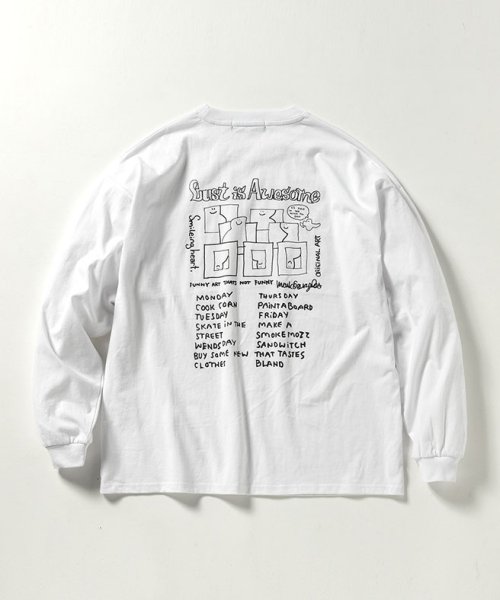 Mark Gonzales(Mark Gonzales)/MARK GONZALES ARTWORK COLLECTION(マーク ゴンザレス)バックプリントロングTシャツ/5type/4colors/img83