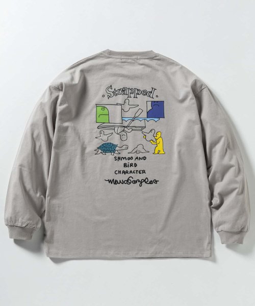Mark Gonzales(Mark Gonzales)/MARK GONZALES ARTWORK COLLECTION(マーク ゴンザレス)バックプリントロングTシャツ/5type/4colors/img89