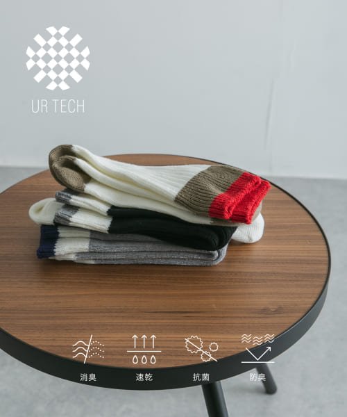 URBAN RESEARCH(アーバンリサーチ)/『UR TECH』スイッチングカラーソックス/img08