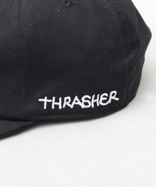 AMS SELECT(エーエムエスセレクト)/THRASHER×マークゴンザレス 刺繍 ボールキャップ 帽子 ショートバイザー つば短い /img07