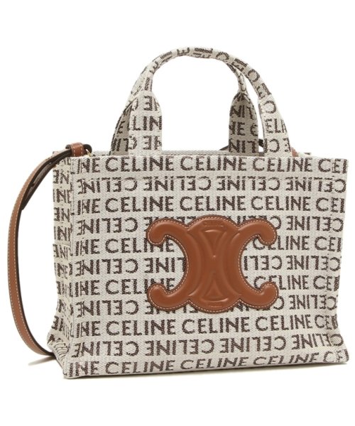 CELINE(セリーヌ)/セリーヌ ハンドバッグ ショルダーバッグ スモールカバタイス トリオンフ ホワイト レディース CELINE 199162FEF 02NT/img01