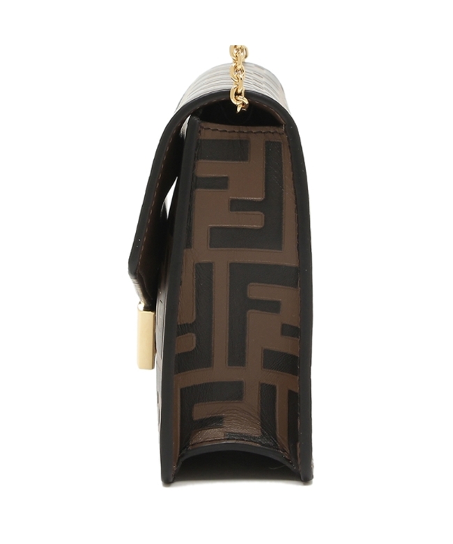 FENDI 50-13-135 FFロゴ オーバル ブラウン クリア サングラス FENDI 50-13-135 FFロゴ オーバル ブラウン クリア づき サングラス