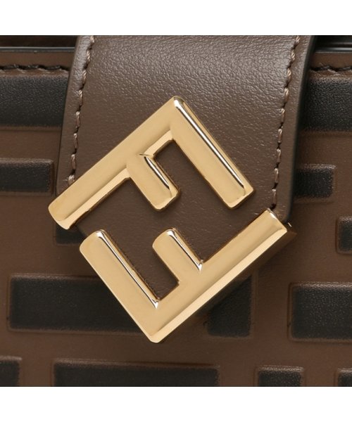 FENDI(フェンディ)/フェンディ 二つ折り財布 FFダイアモンド ブラウン レディース FENDI 8M0490 ADYM F13VK/img06