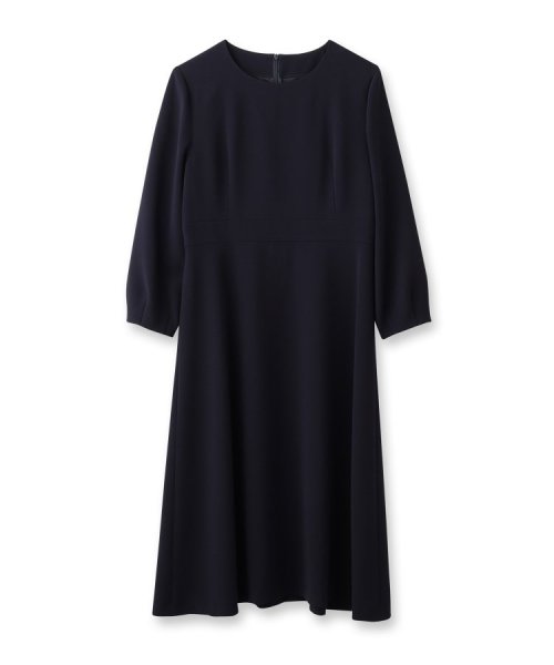 【セレモニー／セットアップ可能／洗える】TWC フィット＆フレアワンピース また TWC