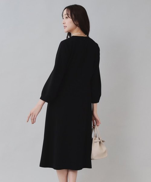 【セレモニー／セットアップ可能／洗える】TWC フィット＆フレアワンピース また TWC