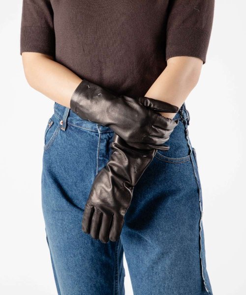 MAISON MARGIELA(メゾンマルジェラ)/メゾン マルジェラ MAISON MARGIELA S67TS0025 SY1536 手袋 GLOVES メンズ グローブ ナッパレザー製 4ステッチ ギフト /img01