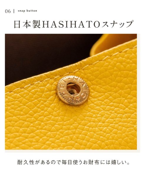 MURA(ムラ)/MURA 牛革 ツートンカラー 隠しポケット付 スリム 二つ折り財布/img16