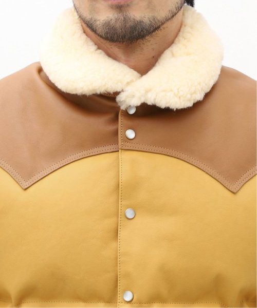 JOURNAL STANDARD(ジャーナルスタンダード)/【Rocky Mountain Featherbed】LEATHER CHRISTY VEST/img05