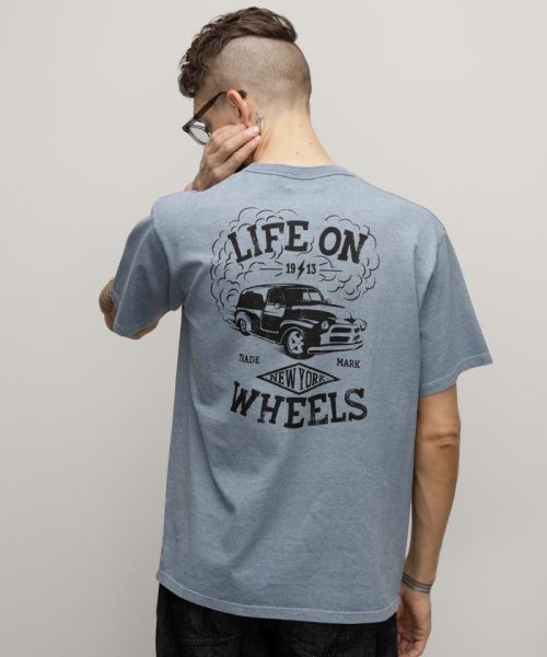 Schott(ショット)/HEATHER T－SHIRT "LIFE ON WHEELS"/ヘザーTシャツ "ライフ オン ホイールズ/img21