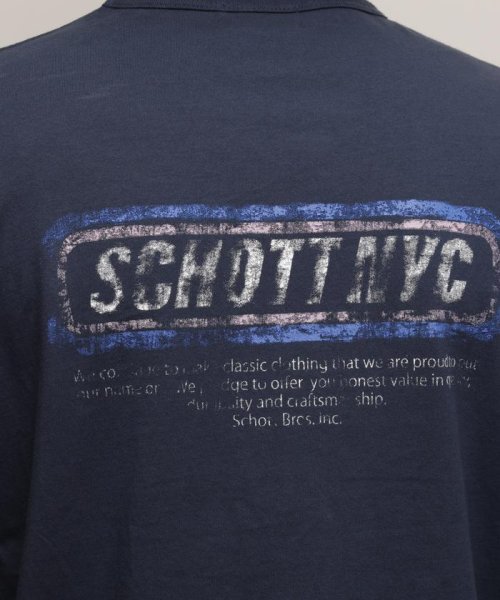 Schott(ショット)/TRIM T－SHIRT "BOX STYLE"/トリムTシャツ "ボックス スタイル/img16