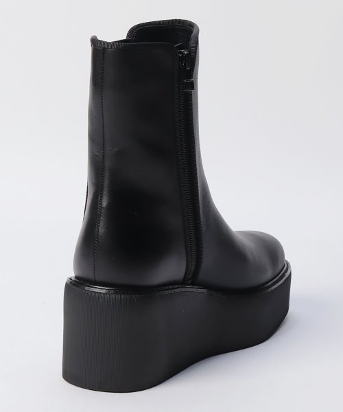 厚底サイドゴアショートブーツ 
