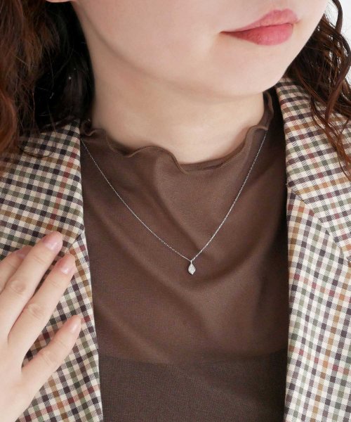 プラチナダイヤモンド ネックレス 