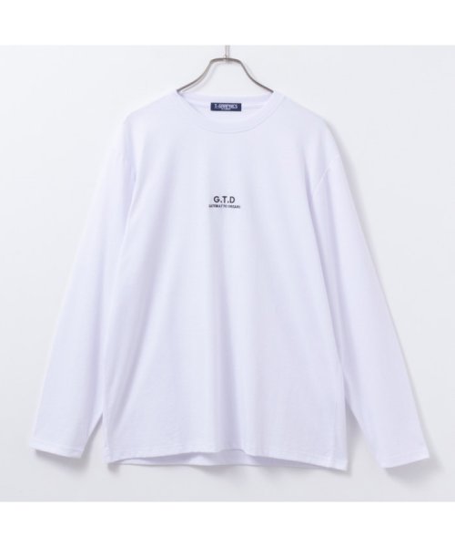 MAC HOUSE(men)(マックハウス（メンズ）)/T－GRAPHICS ティーグラフィックス ワンポイント刺繍長袖Tシャツ 412300MH/img01