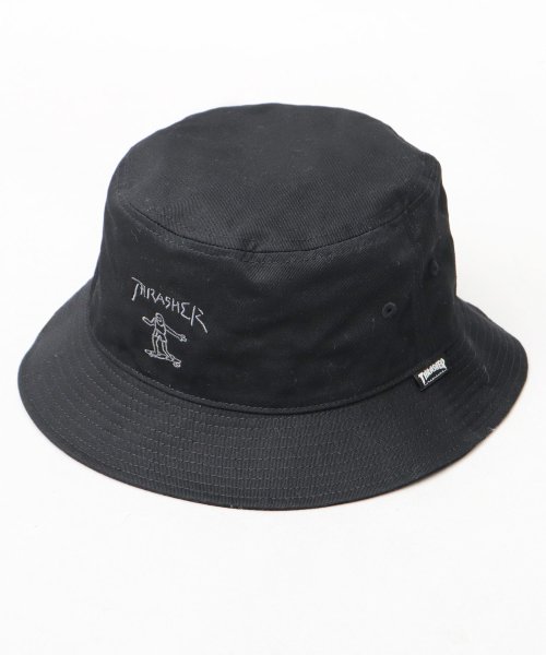AMS SELECT(エーエムエスセレクト)/THRASHER×マークゴンザレス 刺繍 バケットハット 帽子 ユニセックス シンプル ストリート/img09