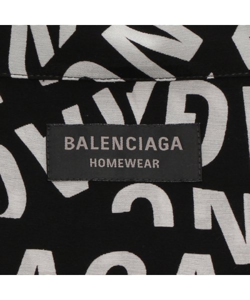 BALENCIAGA(バレンシアガ)/バレンシアガ シャツ ブラウス ブラック ホワイト メンズ BALENCIAGA 681812 TML21 1269/img06