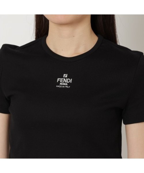 フェンディ Tシャツ カットソー ブラック レディース FENDI FS8110 