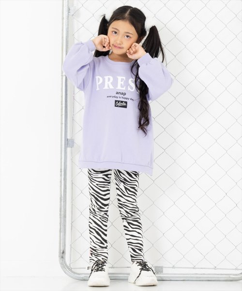 ANAP KIDS(アナップキッズ)/バックレイヤード風 裏毛 スウェット チュニック/img09