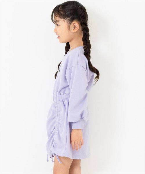 ANAP KIDS(アナップキッズ)/シャーリング スカート 裏毛 スウェット ワンピース/img08