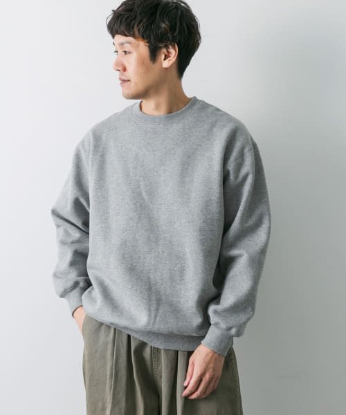 URBAN RESEARCH DOORS(アーバンリサーチドアーズ)/『UR GREEN』裏起毛クルーネック プルオーバー/img10