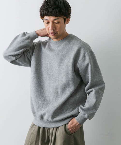 URBAN RESEARCH DOORS(アーバンリサーチドアーズ)/『UR GREEN』裏起毛クルーネック プルオーバー/img12