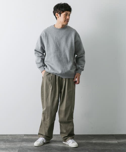 URBAN RESEARCH DOORS(アーバンリサーチドアーズ)/『UR GREEN』裏起毛クルーネック プルオーバー/img13