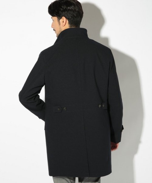 スタンドカラーコート 