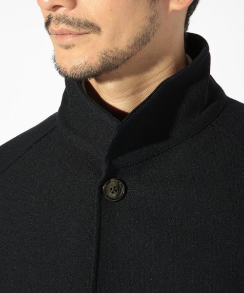 スタンドカラーコート 