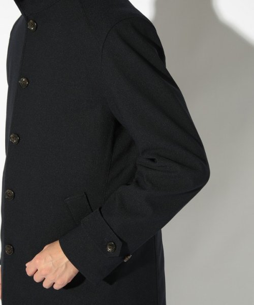 スタンドカラーコート 