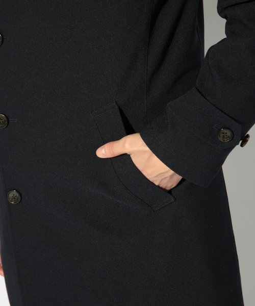 スタンドカラーコート 
