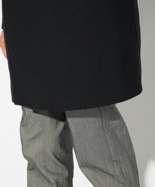 スタンドカラーコート 