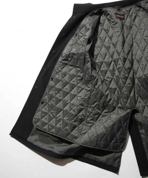 スタンドカラーコート 