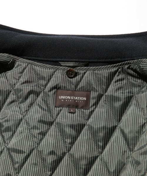 スタンドカラーコート 