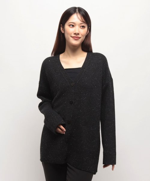 カーディガン　WOOLCASH DONEGAL BOXY OS 