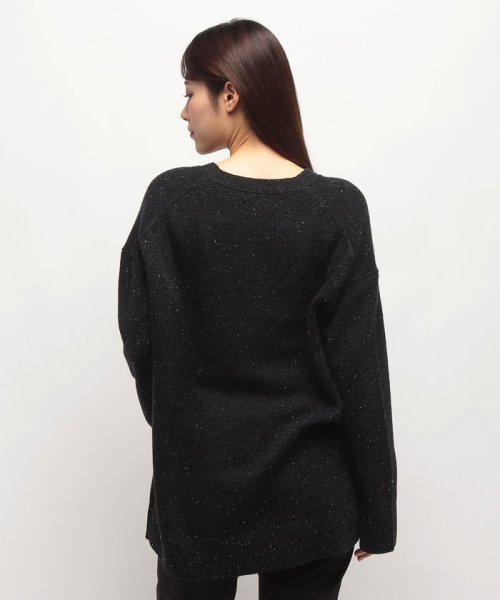 カーディガン　WOOLCASH DONEGAL BOXY OS 