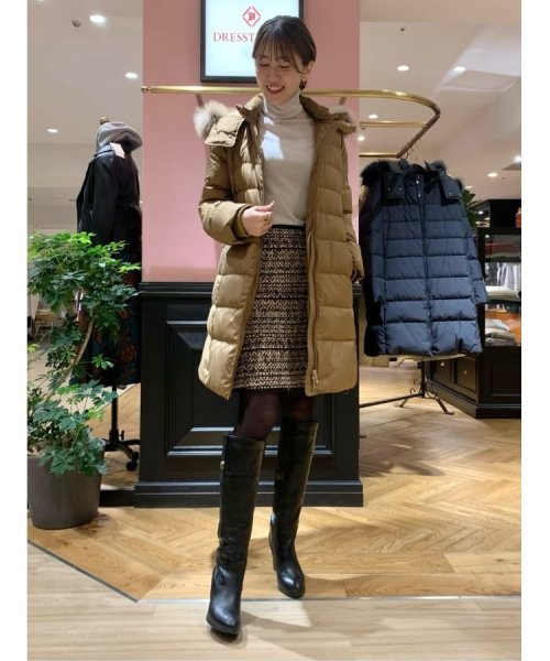 ツイードミニスカート 