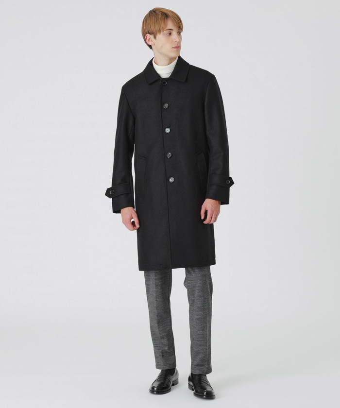 店舗限定】メルトンステンカラーコート(505738930)｜HANKYU MEN'S