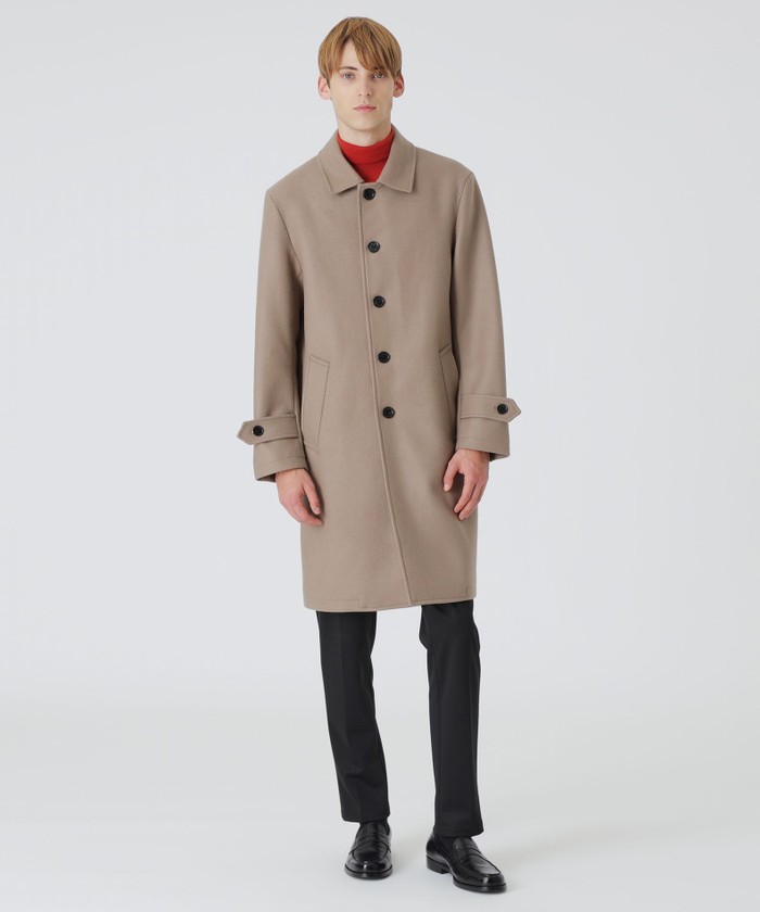 店舗限定】メルトンステンカラーコート(505738930)｜HANKYU MEN'S
