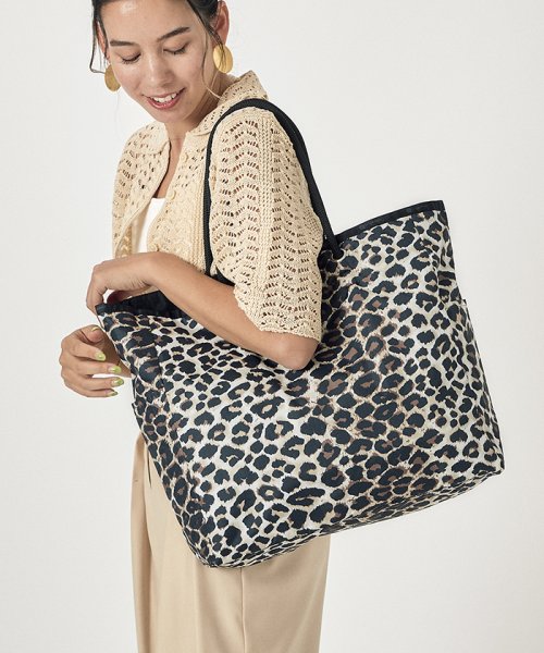 LeSportsac(LeSportsac)/LARGE 2 WAY TOTEフラクセンレオパード/ブラック/img10