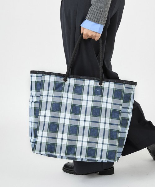 LARGE 2 WAY TOTEディープブルータータン/ブラック LARGE WAY X1393718904(10725円)